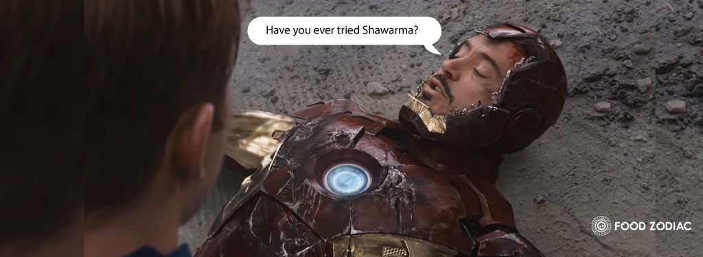 Ironman recommends Shawarma